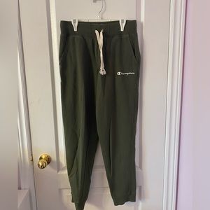 CHAMPION Olive green joggers size medium